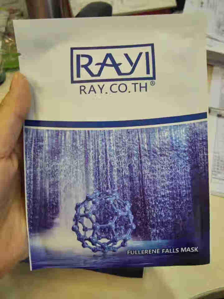 RAY.CO.TH 富勒烯瀑布补水面膜 拉丝（美白保湿控油修护收缩毛孔） 3片贴，无外包装怎么样，好用吗，口碑，心得，评价，试用报告,第2张