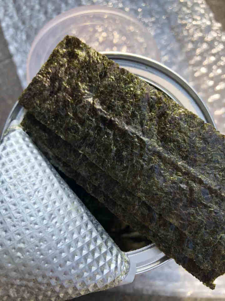 优选鲜峰特级头水海苔辣味夹心海苔脆40g罐装儿童海苔零食办公室休闲小吃网红特产食品 辣味 40g怎么样，好用吗，口碑，心得，评价，试用报告,第3张