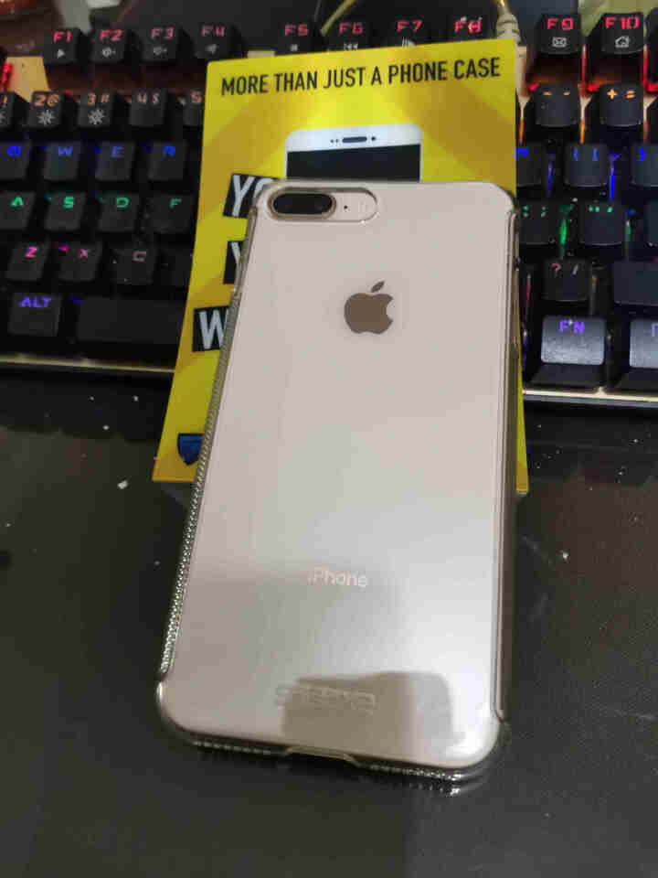 晶罡 iphone6s手机壳苹果6/7/8plus护盾双面全包防摔保护套潮男女款透明新款带钢化膜外套 苹果6/6S,第6张