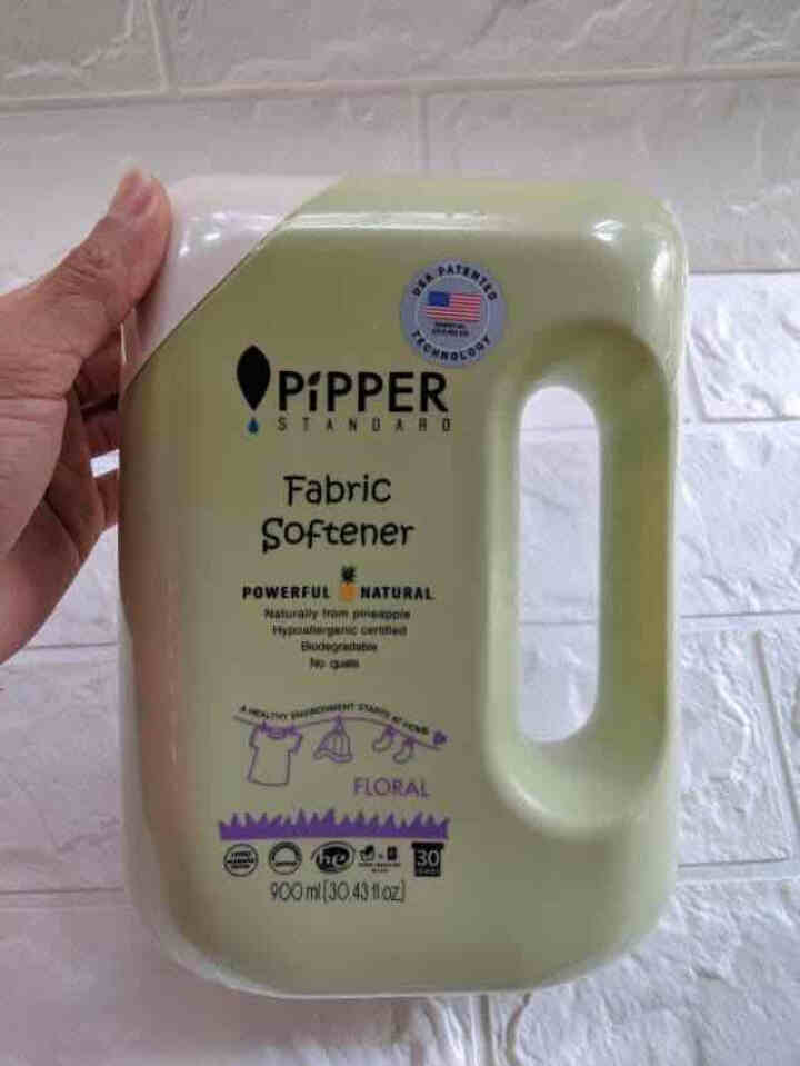 PIPPER 柔顺剂 900ml 衣物柔顺剂 植物酵素 花香型怎么样，好用吗，口碑，心得，评价，试用报告,第3张