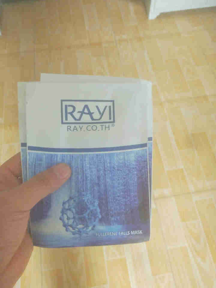 RAY.CO.TH 富勒烯瀑布补水面膜 拉丝（美白保湿控油修护收缩毛孔） 3片贴，无外包装怎么样，好用吗，口碑，心得，评价，试用报告,第3张