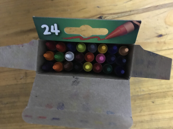 美国绘儿乐Crayola 儿童绘画 画笔工具 彩色蜡笔套装 学生绘画练习 24色标准蜡笔52,第5张