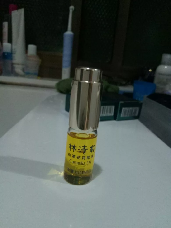 林清轩 山茶花润肤油升级版豪华旅行装3ml 滋养修复皮肤屏障怎么样，好用吗，口碑，心得，评价，试用报告,第4张