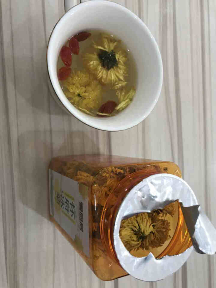 【武陟馆】焦作特产怀府冰菊25g/罐 怀黄菊花茶夏日冰爽大黄菊花茶茶叶花草茶泡水喝的凉茶怎么样，好用吗，口碑，心得，评价，试用报告,第4张