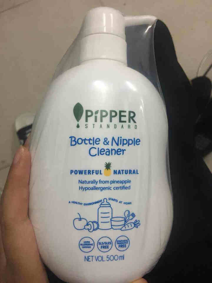 PIPPER 奶瓶奶嘴清洁剂 500ml 植物酵素 清洁剂奶瓶怎么样，好用吗，口碑，心得，评价，试用报告,第3张