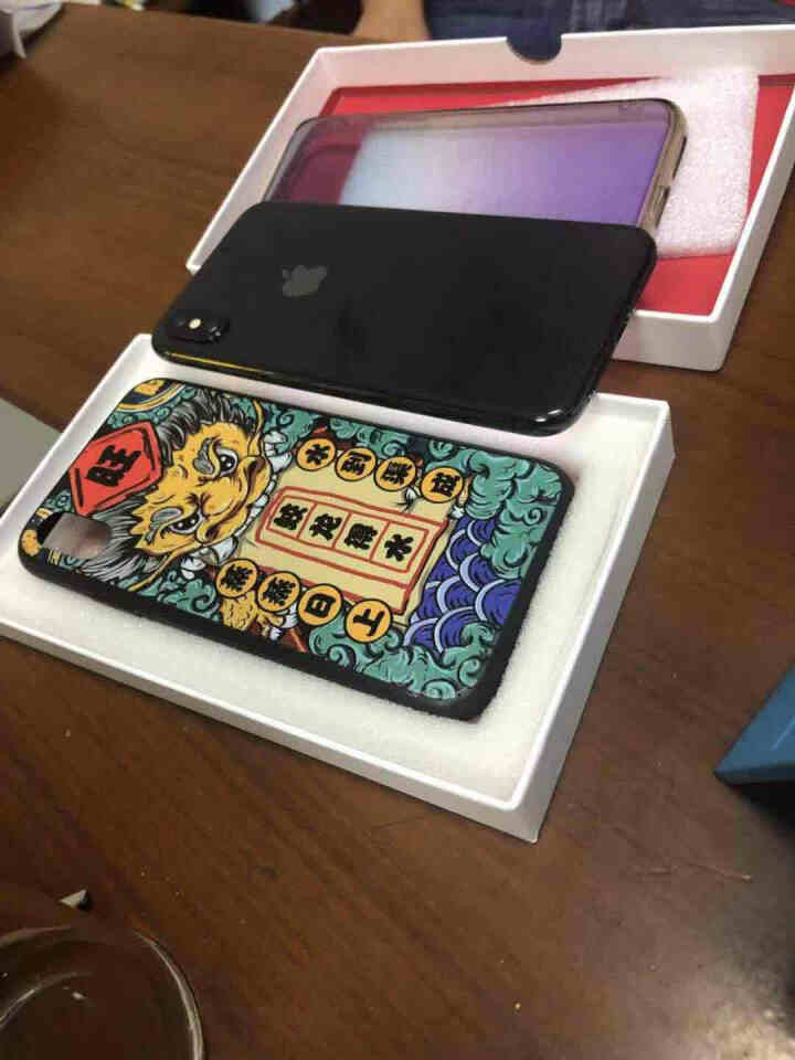 翼盾 苹果x手机壳iPhone xs max国潮保护壳3D浮雕XR全包防摔潮牌新款个性复古国风 苹果7Plus/8p 5.5寸【蛟龙得水】怎么样，好用吗，口碑，,第3张