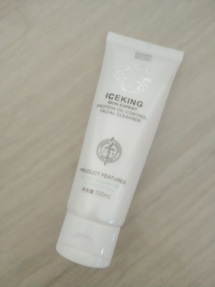 冰王肤乐（ICEKING SKIN EXPERT）蛋白素控油洁面乳 100ml 男女控油舒缓营养保湿怎么样，好用吗，口碑，心得，评价，试用报告,第2张