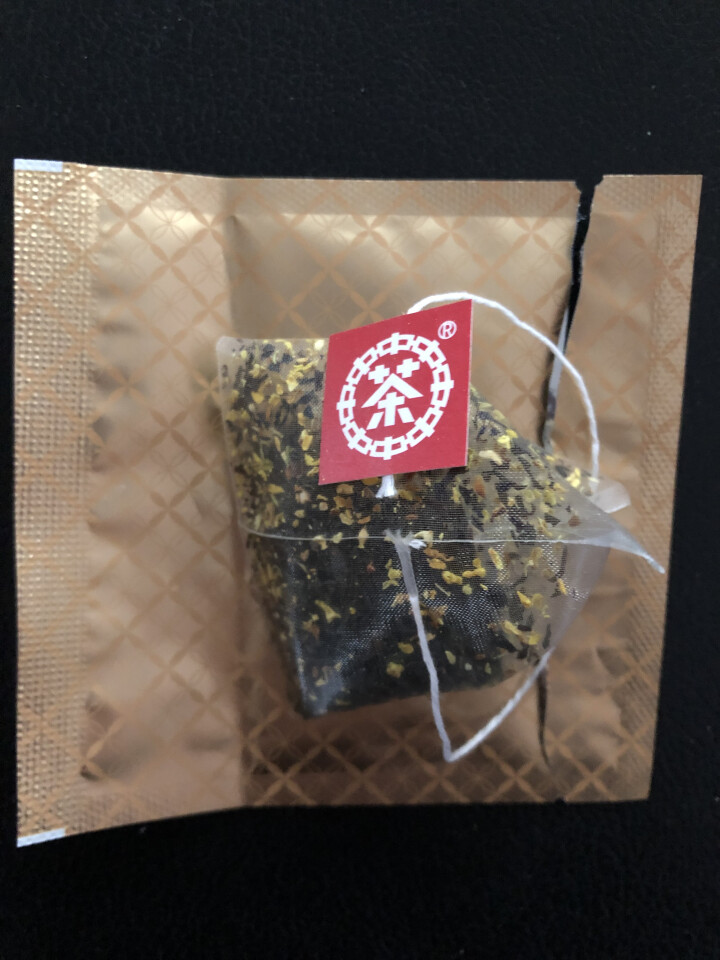 中粮集团中茶清茶桂花红茶 茶叶袋泡花草茶10包一盒25g 桂花红茶试用装(1袋)怎么样，好用吗，口碑，心得，评价，试用报告,第3张