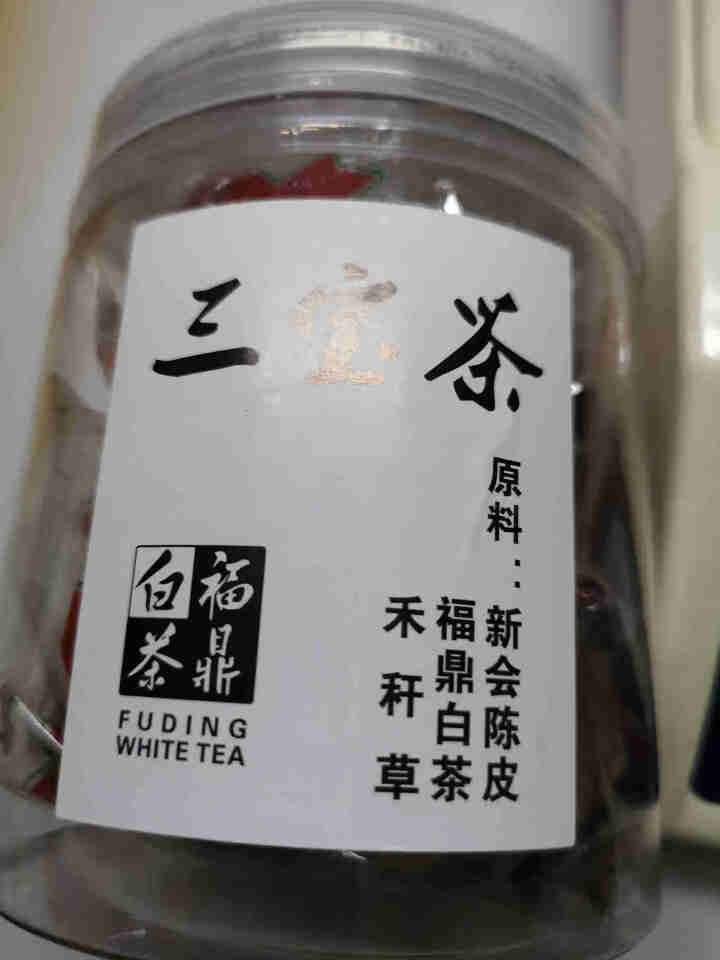 定白 陈皮三宝养生茶老白茶寿眉茶叶 罐装怎么样，好用吗，口碑，心得，评价，试用报告,第2张