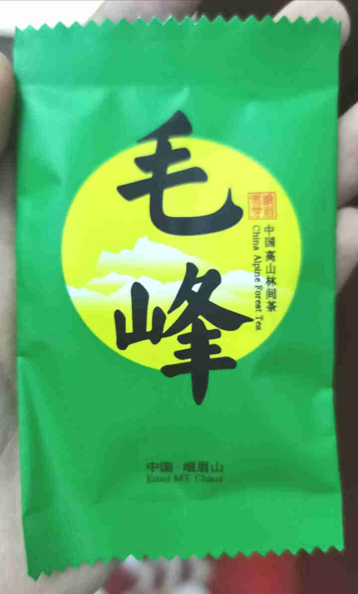 峨眉雪芽 茶叶 毛峰48克/袋 高山绿茶简装自饮装怎么样，好用吗，口碑，心得，评价，试用报告,第2张