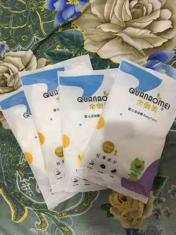 全奥美（Quanaomei）轻薄柔护系列婴儿纸尿裤尿不湿拉拉裤活动裤M/L/XL/XXL 体验装XL 4片（12,第2张