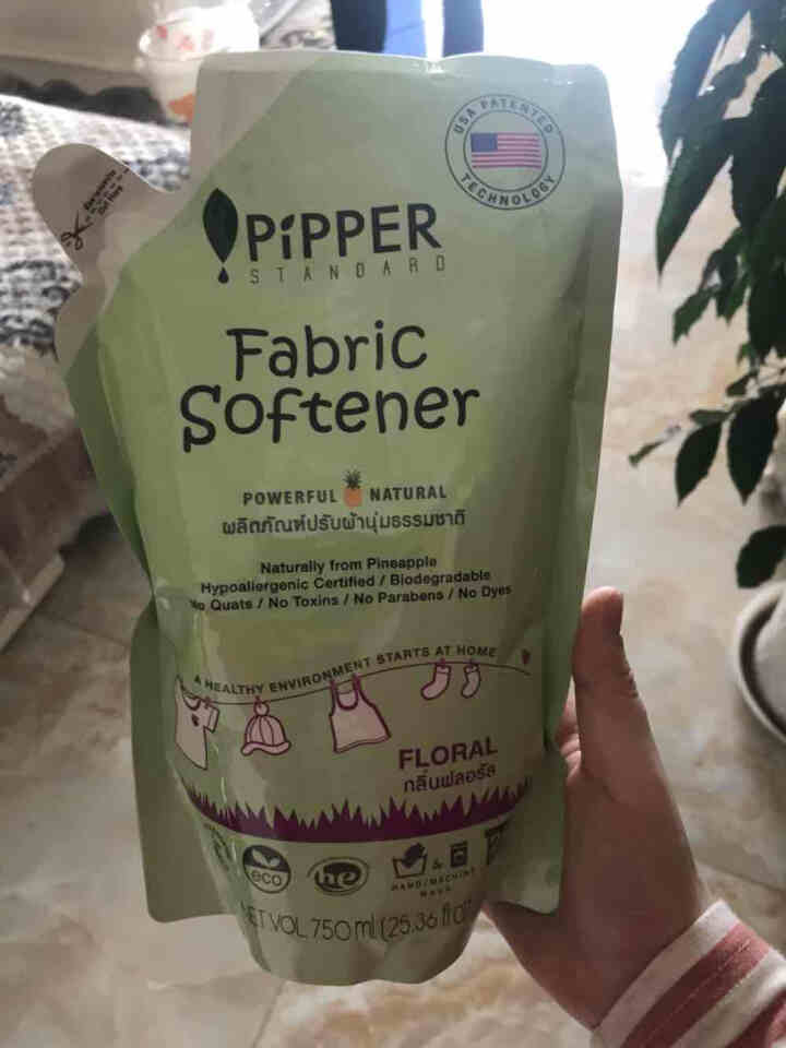 PIPPER 柔顺剂补充装花香 750ml 植物酵素怎么样，好用吗，口碑，心得，评价，试用报告,第2张