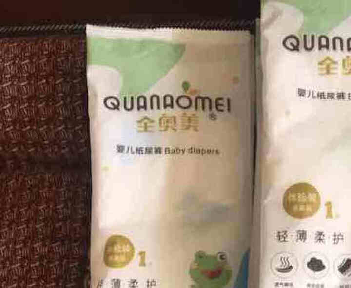 全奥美（Quanaomei）轻薄柔护系列婴儿纸尿裤尿不湿尿裤NB/S/M/L/XL 体验装L 4片（9,第3张