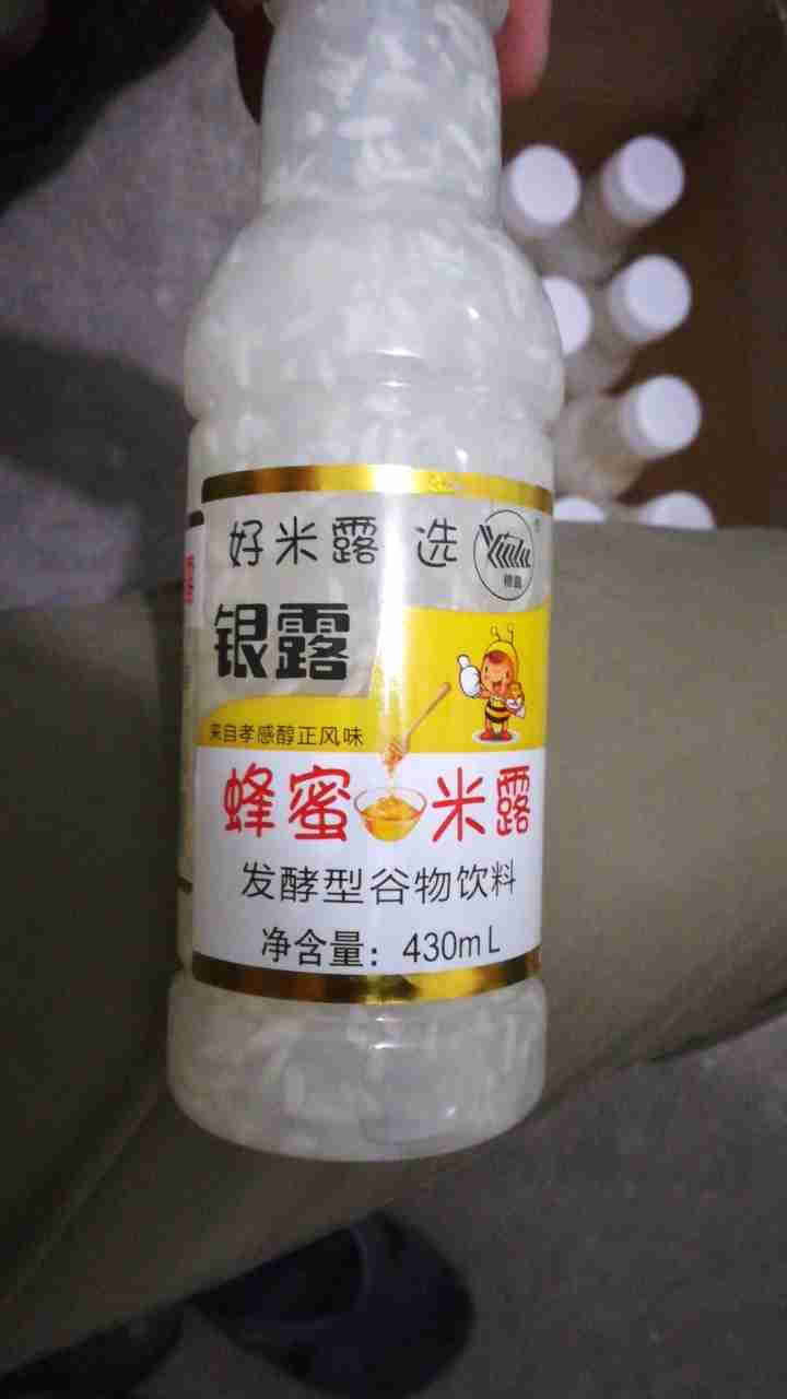 银露蜂蜜米露米酒饮料 孝感特产低度糯米甜酒醪糟430ml*15瓶整箱怎么样，好用吗，口碑，心得，评价，试用报告,第4张