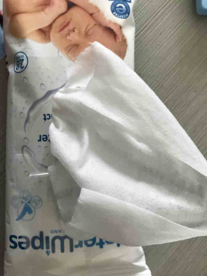 WaterWipes 爱尔兰进口 婴幼儿专用水湿巾 28抽 试用怎么样，好用吗，口碑，心得，评价，试用报告,第4张