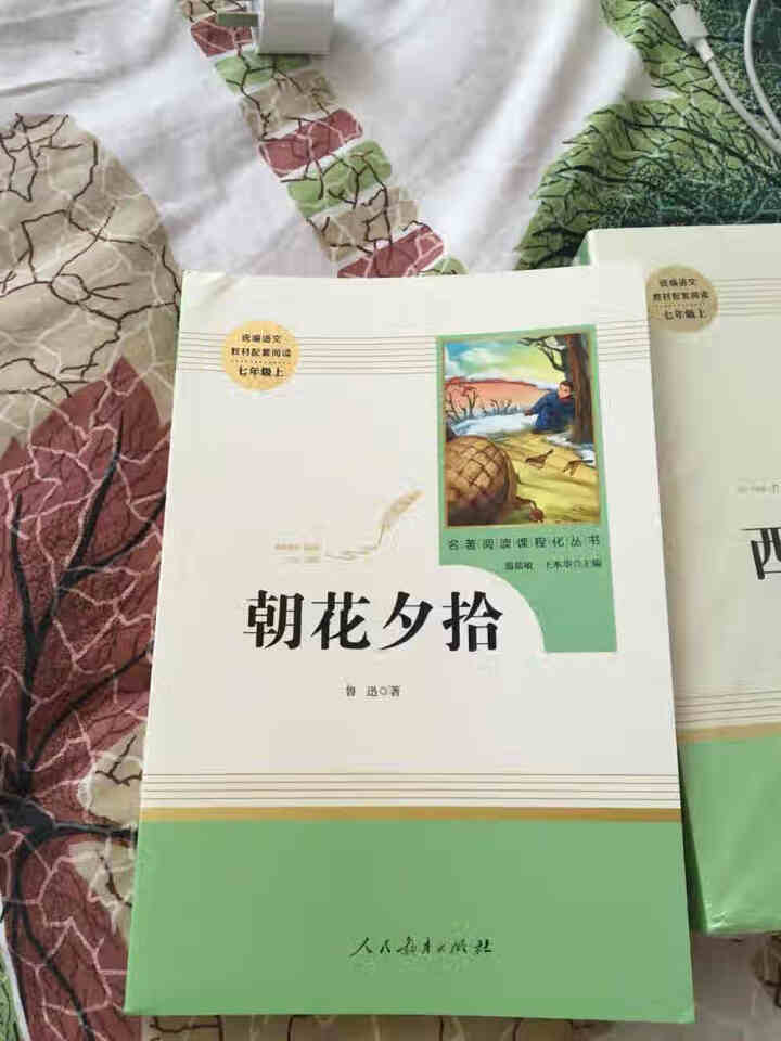 朝花夕拾+西游记原著无删减人民教育出版社七年级上册统编语文教材配套阅读教育部指定必读名著全3册怎么样，好用吗，口碑，心得，评价，试用报告,第2张