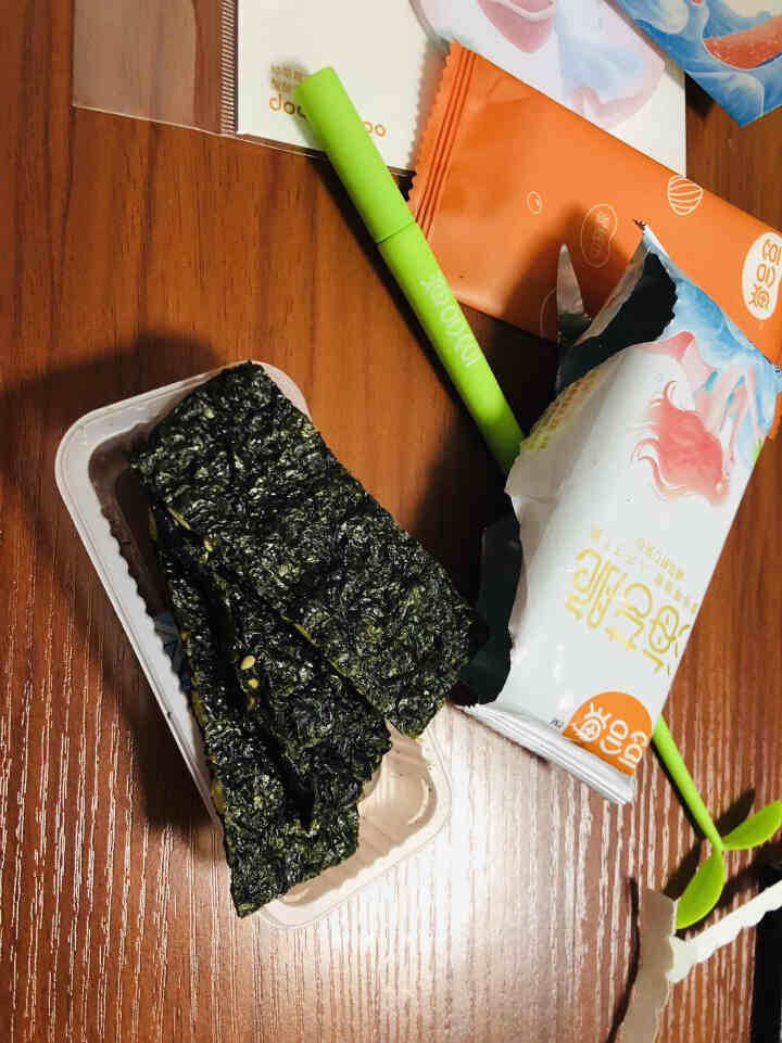 豆合果Doo&Goo 海苔夹心脆60g（10g*6条)/盒  即食芝麻紫菜脆 休闲零食 海苔脆（南瓜籽仁夹心）怎么样，好用吗，口碑，心得，评价，试用报告,第5张