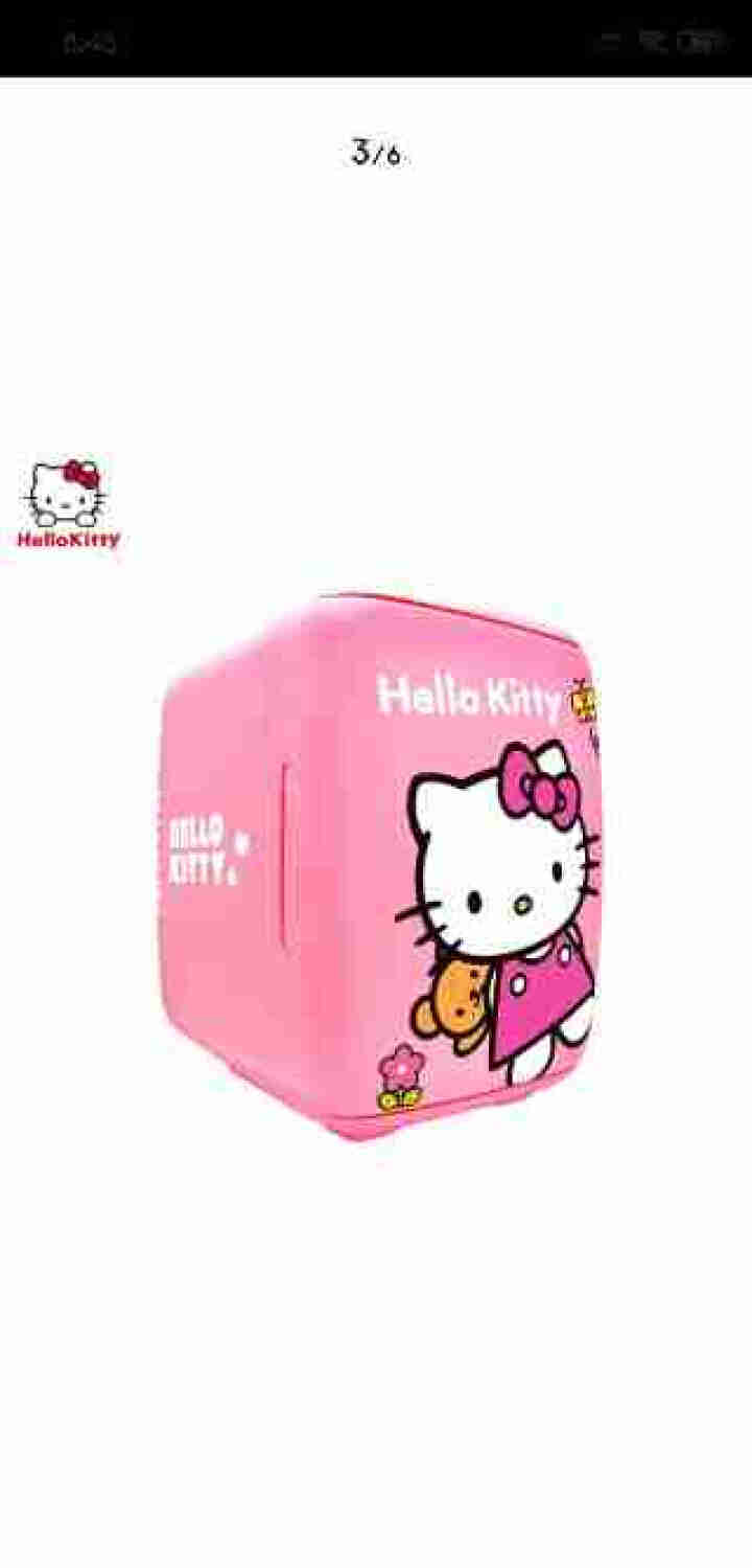 Hello Kitty车载冰箱车家两用迷你便携制冷加热女生学生宿舍冷暖箱 4L粉色怎么样，好用吗，口碑，心得，评价，试用报告,第3张