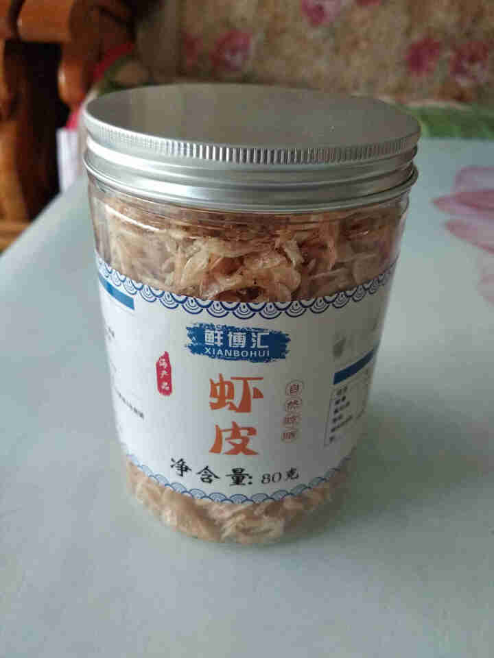 鲜博汇 无盐虾皮 淡干小虾米 婴儿宝宝辅食 80g 1罐装怎么样，好用吗，口碑，心得，评价，试用报告,第2张