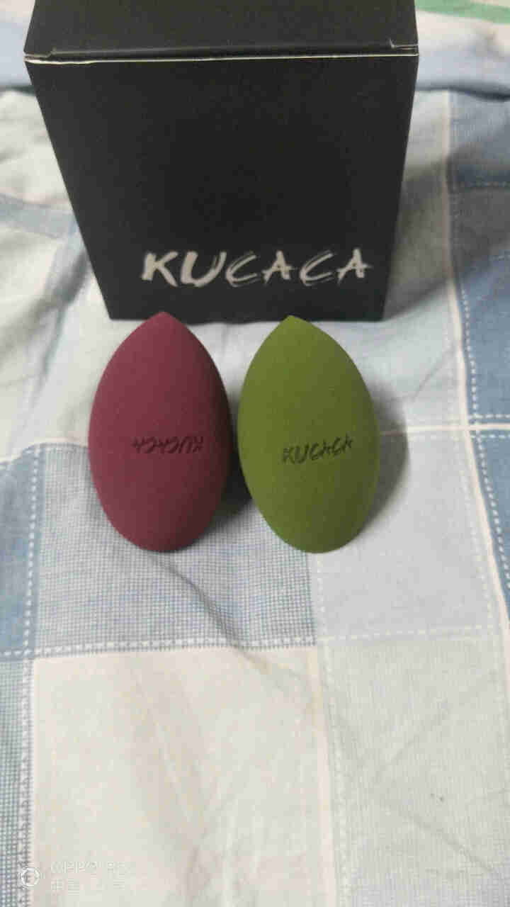 KUCACA 美妆蛋海绵蛋葫芦粉扑切面化妆蛋 超软不吃粉 收纳托架 kucaca两个葫芦粉扑+托架（组合套装）怎么样，好用吗，口碑，心得，评价，试用报告,第3张