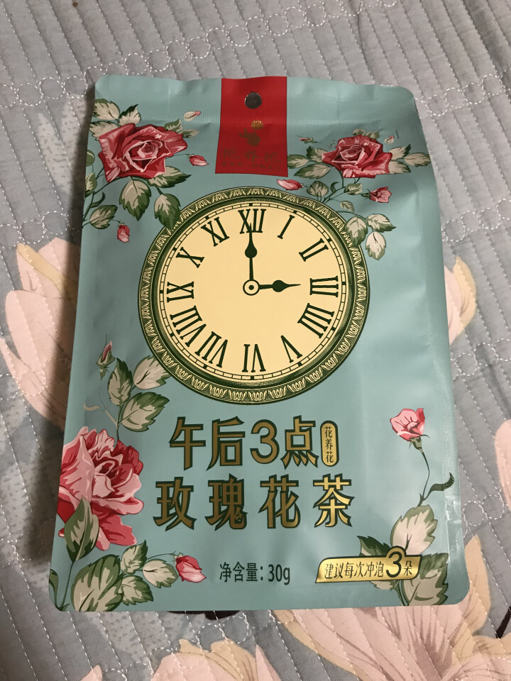 花养花 玫瑰花茶特级玫瑰花茶大朵花冠茶花草茶平阴烘干无硫纸袋装30g 30g怎么样，好用吗，口碑，心得，评价，试用报告,第2张