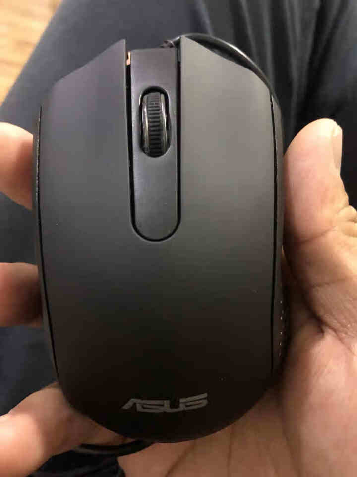 华硕（ASUS） 有线USB鼠标 笔记本台式电脑通用家用鼠标黑色 AE,第4张