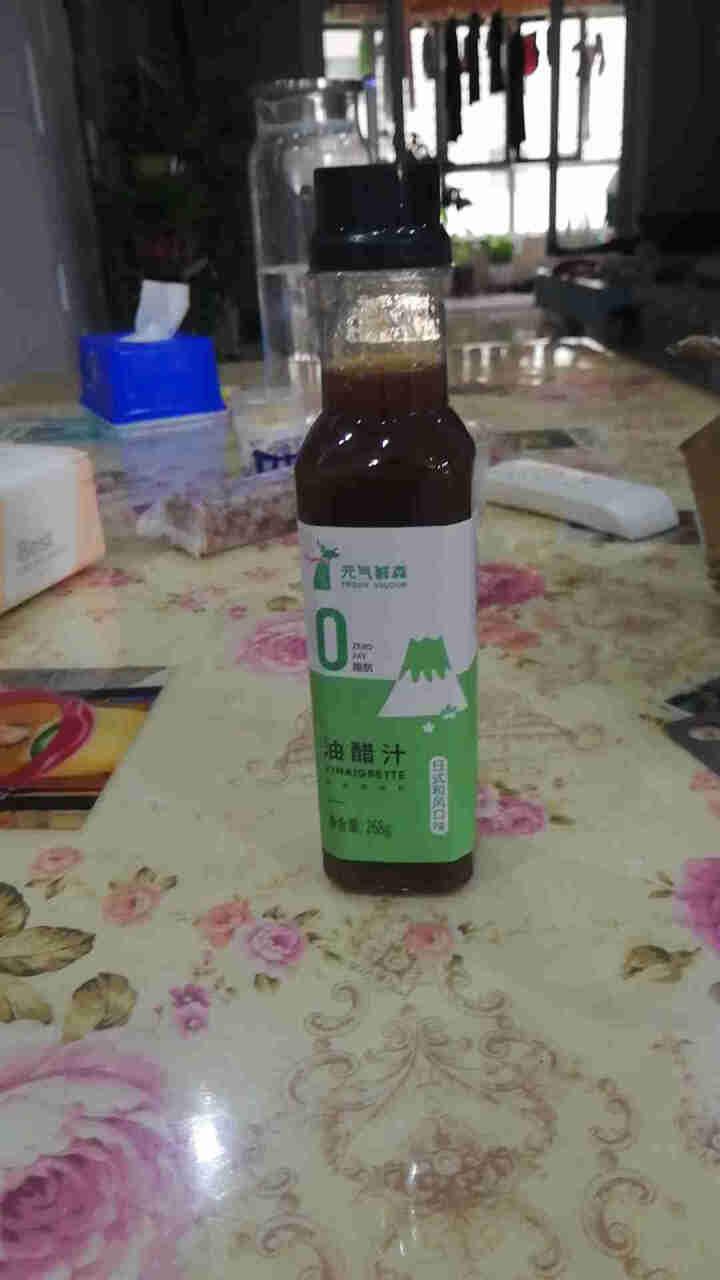 元气鲜森日式油醋汁0脂肪健身餐调味水果蔬菜沙拉酱汁瓶装268g 日式和风味1瓶怎么样，好用吗，口碑，心得，评价，试用报告,第2张