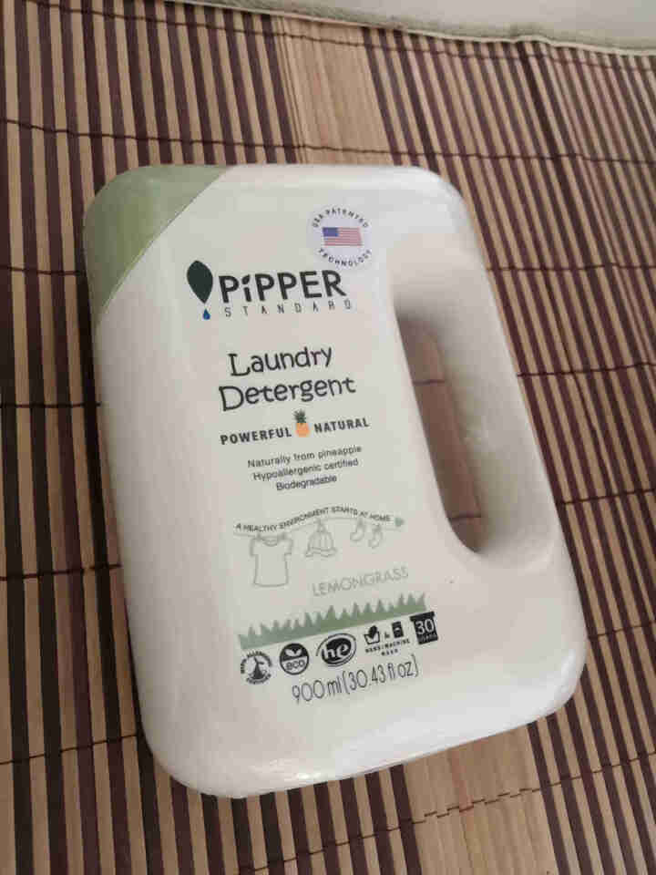 PIPPER 洗衣液柠檬香型 900ml 婴儿洗衣液 植物酵素 柠檬草香型怎么样，好用吗，口碑，心得，评价，试用报告,第3张