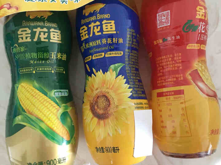 金龙鱼健康美味三联装 900ML*3(阳光葵花籽油、特香花生油、植物甾醇玉米油）怎么样，好用吗，口碑，心得，评价，试用报告,第3张