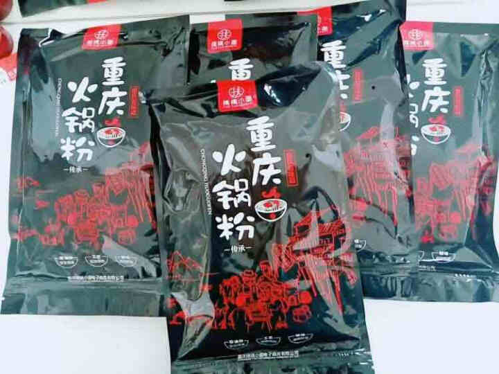 火锅粉 重庆四川宽粉266g*5袋 麻辣即食方便鲜粉 粉丝粉条 夜宵食品麻辣烫食材底料 挑挑重庆小面怎么样，好用吗，口碑，心得，评价，试用报告,第4张