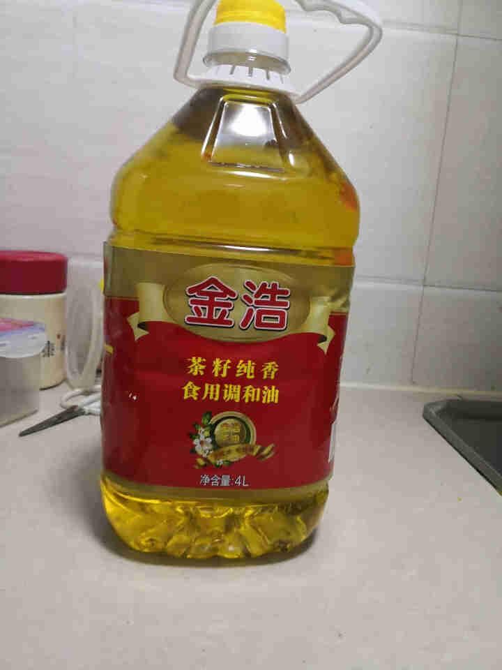 金浩 茶籽纯香食用调和油 非转基因食用油 家庭装 4L怎么样，好用吗，口碑，心得，评价，试用报告,第2张