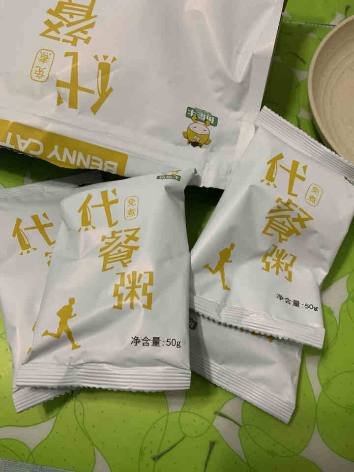 班尼牛营养早餐代餐粥红豆薏米魔芋代餐粉粗粮速食懒人食品500g 红豆薏米粥怎么样，好用吗，口碑，心得，评价，试用报告,第3张