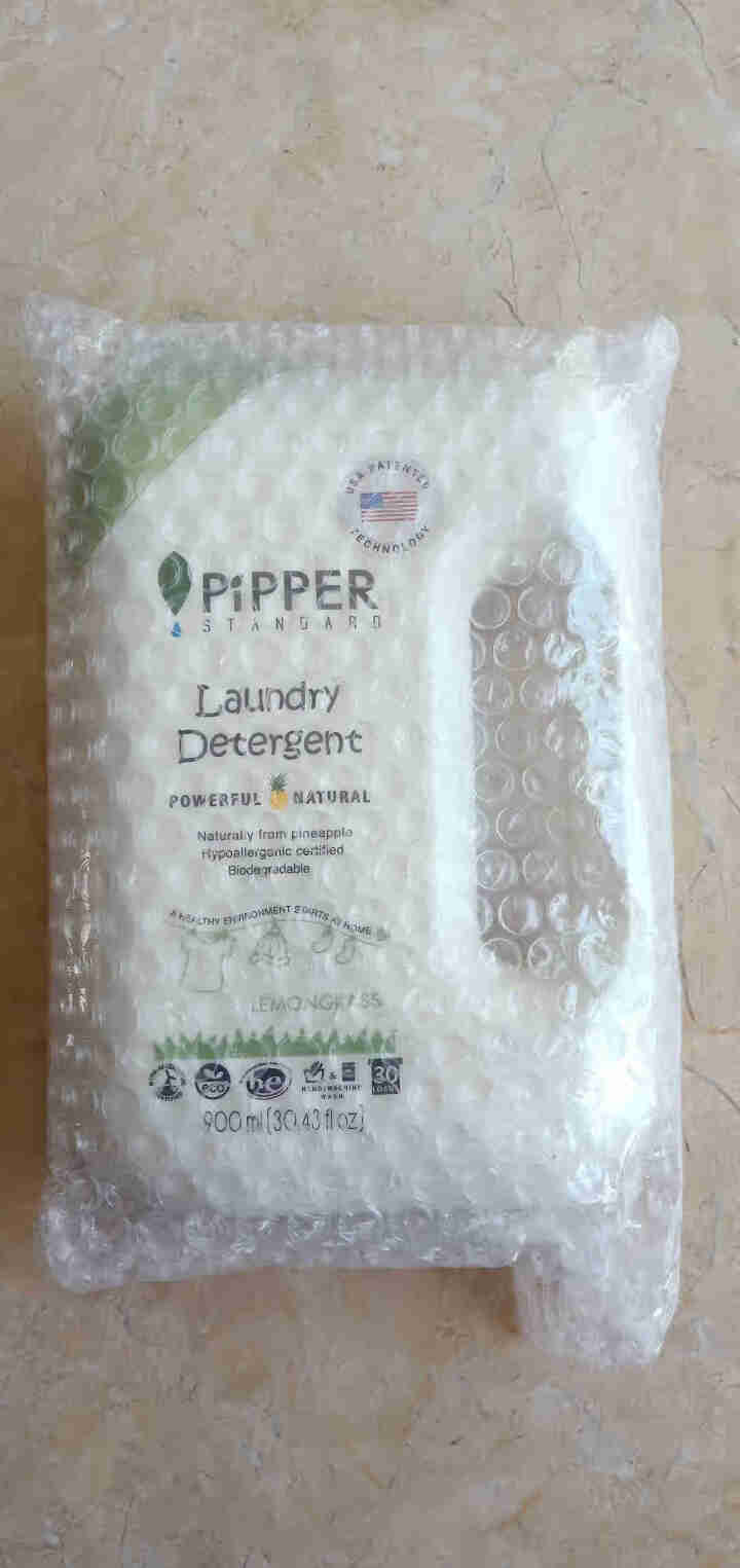 PIPPER 洗衣液 900ml 婴儿洗衣液 母婴幼儿 全家适用 植物酵素 尤加利香型怎么样，好用吗，口碑，心得，评价，试用报告,第2张