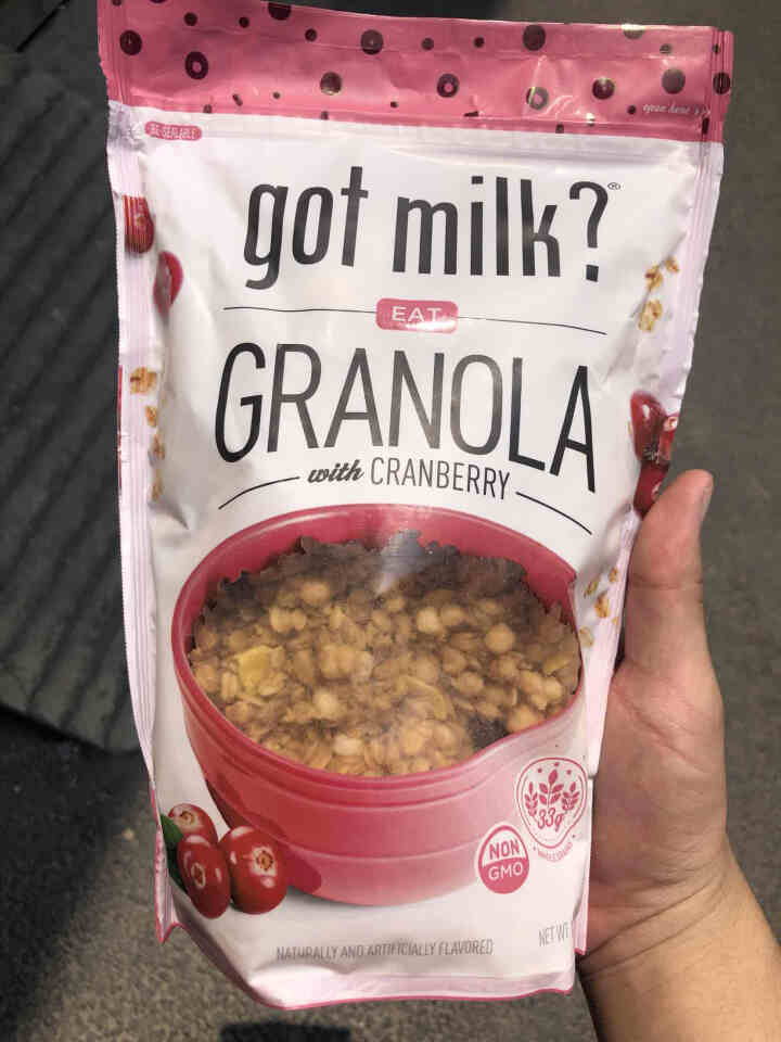 【买一赠二】gotmilk? 欧洲进口蔓越莓水果麦片 即食免煮早餐冲饮谷物 375g/袋怎么样，好用吗，口碑，心得，评价，试用报告,第2张