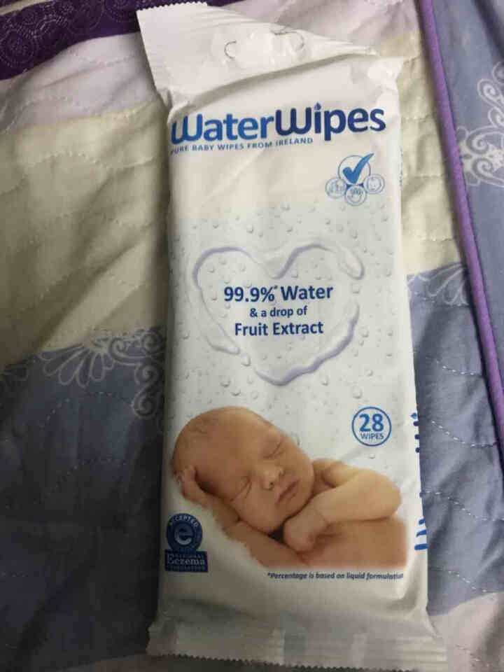 WaterWipes 爱尔兰进口 婴幼儿专用水湿巾 28抽 试用怎么样，好用吗，口碑，心得，评价，试用报告,第2张