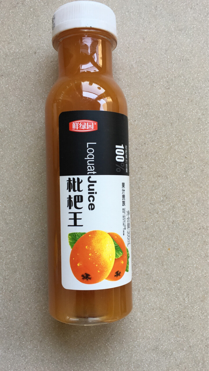 鲜绿园 枇杷汁100%枇杷王枇杷原浆果汁饮料大瓶饮料300ml 单瓶装试饮活动怎么样，好用吗，口碑，心得，评价，试用报告,第4张