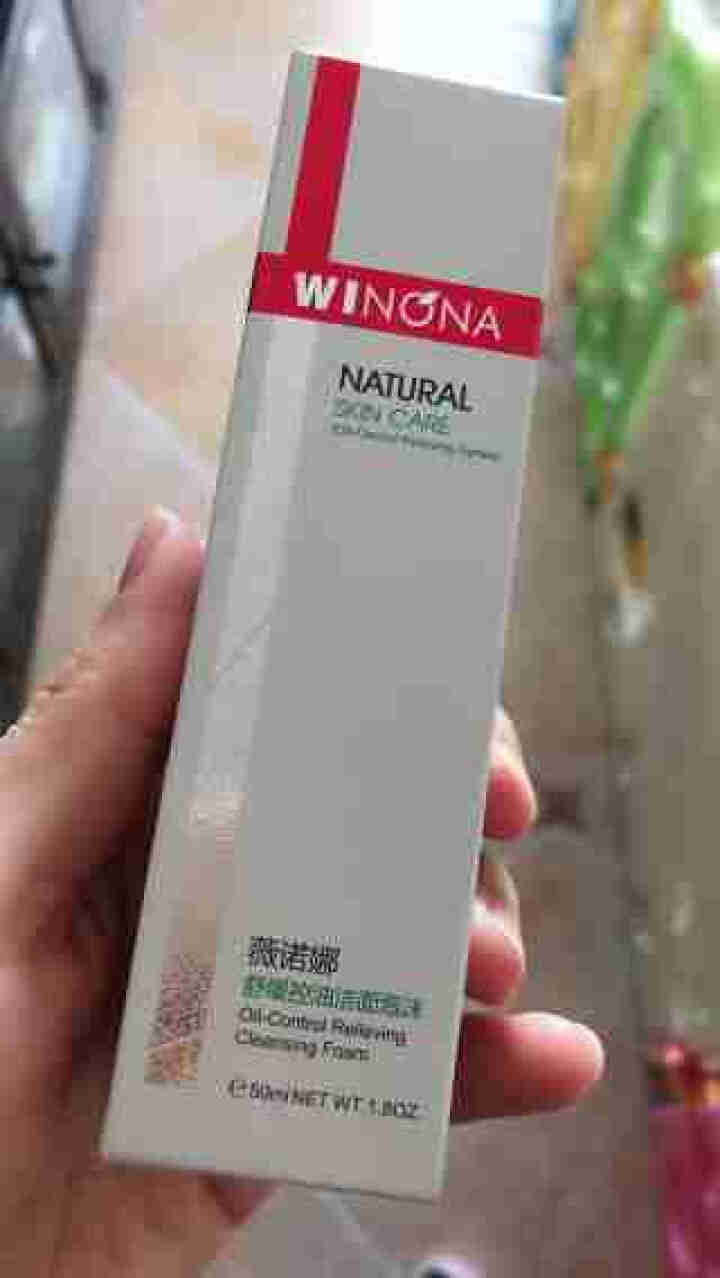 薇诺娜（WINONA）舒缓控油洁面泡沫50ml（洁面 氨基酸洗面奶 泡沫洗面奶 油痘肌敏感肌肤男女）怎么样，好用吗，口碑，心得，评价，试用报告,第3张