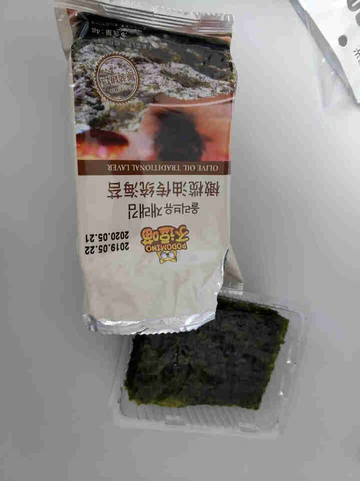 不逗猫韩国进口橄榄油传统海苔儿童小孩健康零食即食36g 9袋怎么样，好用吗，口碑，心得，评价，试用报告,第4张