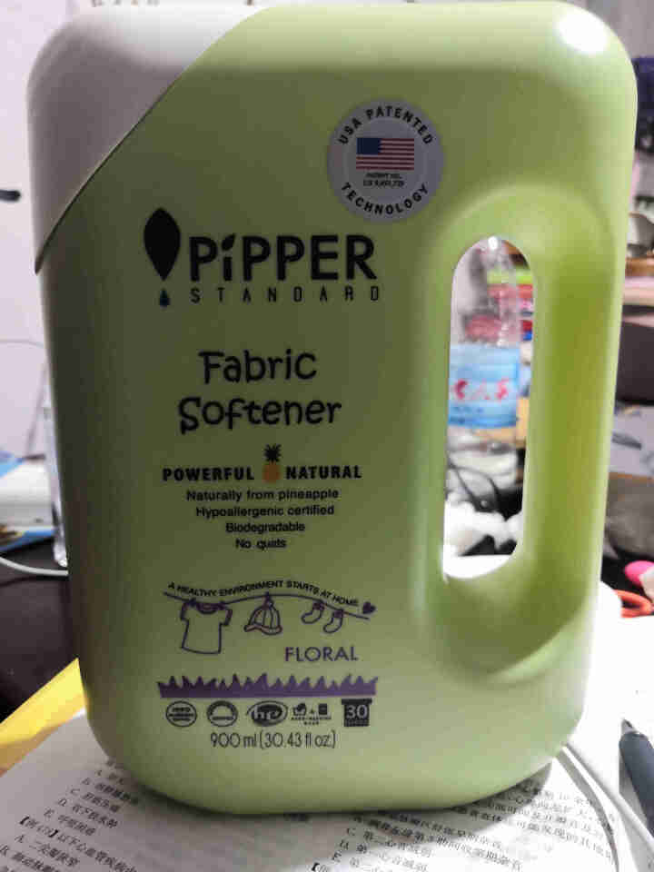 PIPPER 柔顺剂 900ml 衣物柔顺剂 植物酵素 花香型怎么样，好用吗，口碑，心得，评价，试用报告,第2张