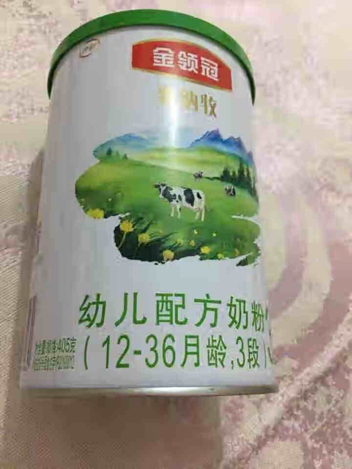 伊利奶粉 金领冠系列 塞纳牧幼儿有机配方奶粉 3段405g（12,第2张