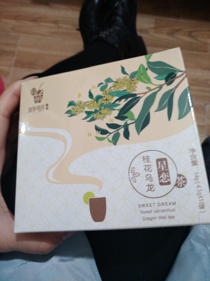 鲜萌花草茶 星恋桂花乌龙花茶 花草茶独立三角茶包 安溪铁观音桂花浓香组合茶 冷泡茶包养生茶12袋/盒怎么样，好用吗，口碑，心得，评价，试用报告,第2张