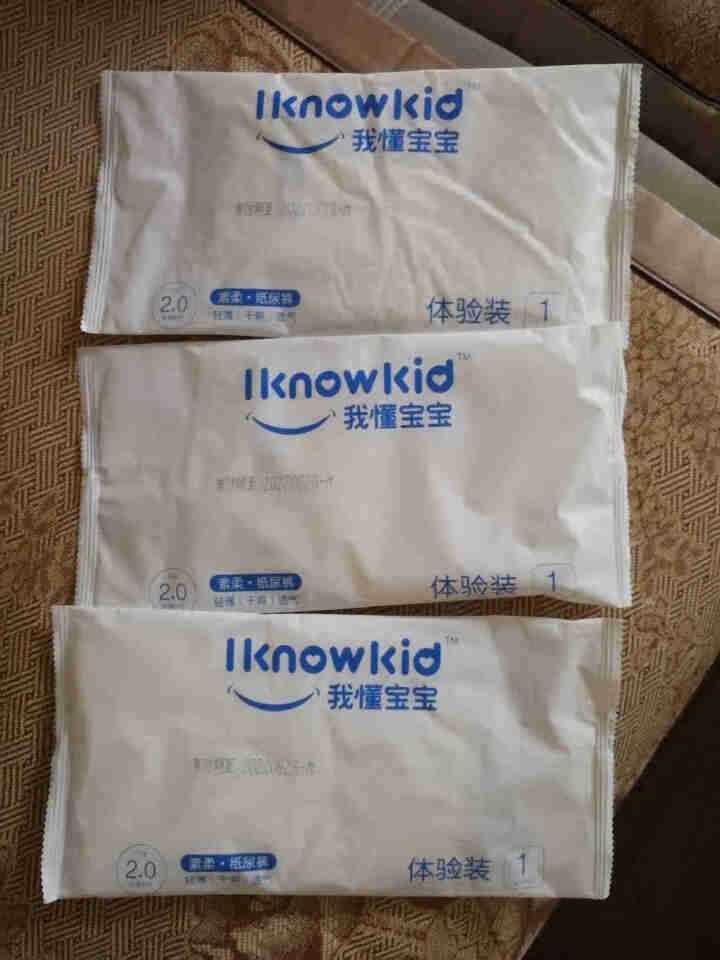 我懂宝宝(IKNOWKID) 轻薄2.0柔软干爽【纸尿裤】M码3片 便携试用装怎么样，好用吗，口碑，心得，评价，试用报告,第2张