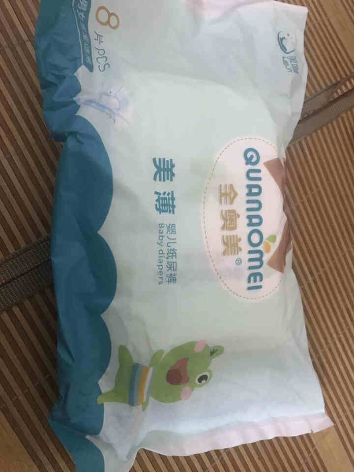 全奥美（Quanaomei）美薄系列婴儿纸尿裤尿不湿尿裤M码52片 NB码体验装/8片怎么样，好用吗，口碑，心得，评价，试用报告,第2张