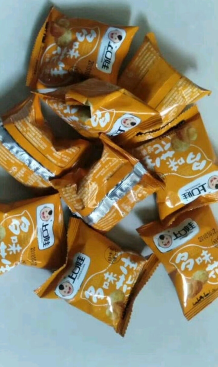 上口娃 多味花生 零食小吃炒货花生米休闲食品即食分享 聚会办公室看电视零嘴小吃 280/500g 280g 蟹黄花生怎么样，好用吗，口碑，心得，评价，试用报告,第3张