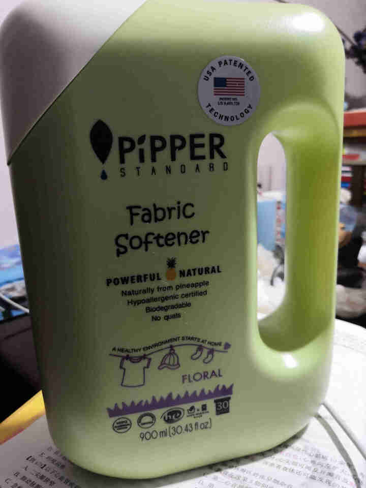 PIPPER 柔顺剂 900ml 衣物柔顺剂 植物酵素 花香型怎么样，好用吗，口碑，心得，评价，试用报告,第3张