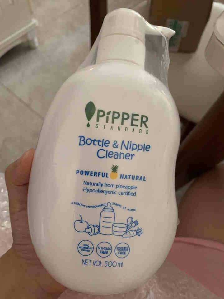 PIPPER 奶瓶奶嘴清洁剂 500ml 植物酵素 清洁剂奶瓶怎么样，好用吗，口碑，心得，评价，试用报告,第3张