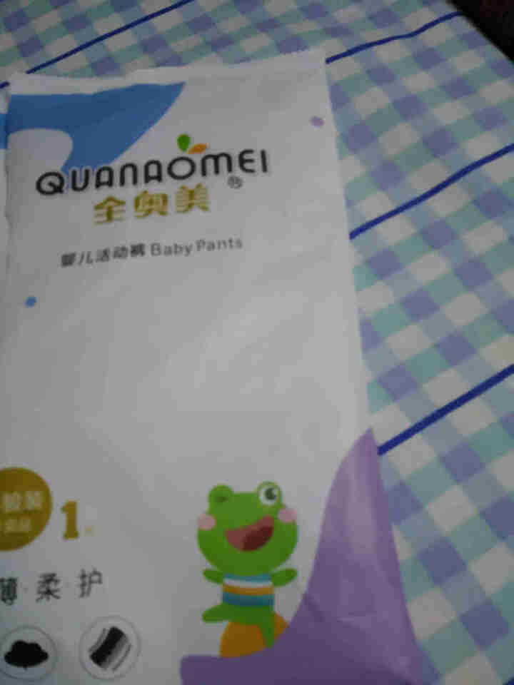 全奥美（Quanaomei）轻薄柔护系列婴儿纸尿裤尿不湿拉拉裤活动裤M/L/XL/XXL 体验装L 4片（9,第2张