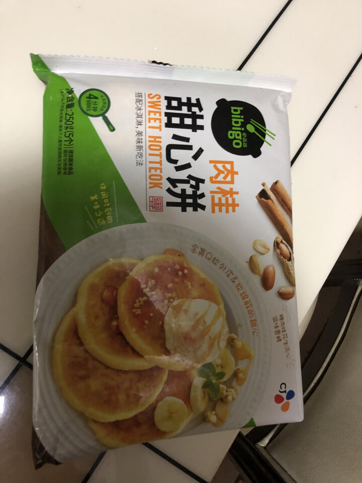 必品阁（bibigo）肉桂甜心饼250g（5只装、速冻食品、早餐食材）怎么样，好用吗，口碑，心得，评价，试用报告,第2张