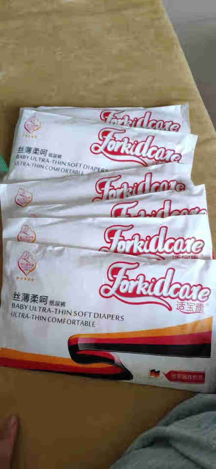 适宝康·Forkidcare 丝薄柔呵纸尿裤试用装L码*3片 适合9,第2张