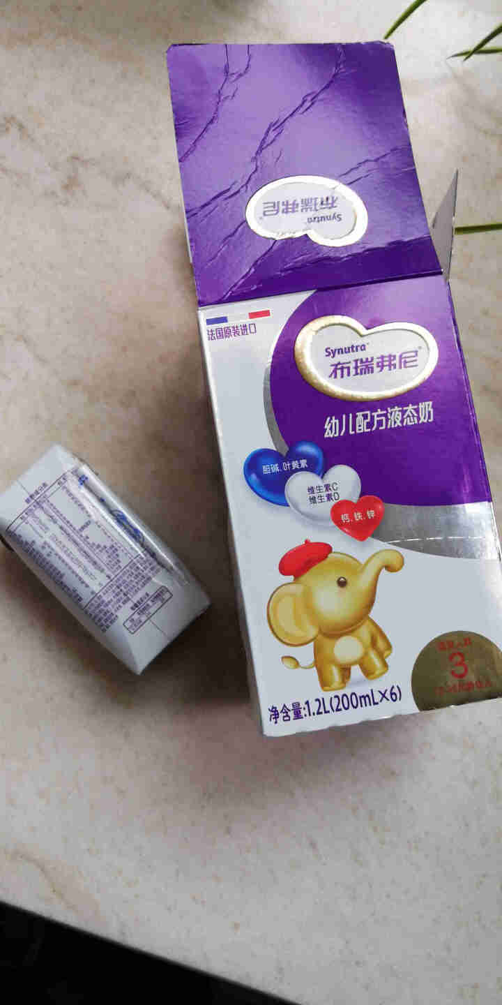 法国原装进口圣元布瑞弗尼3段幼儿配方液奶200mL*6怎么样，好用吗，口碑，心得，评价，试用报告,第2张